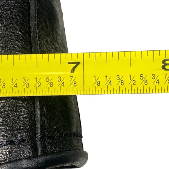 Frye Women’s Veronica Slouch Black Leather Moto Riding Boot Size US 8.5 - Picture 12 of 12